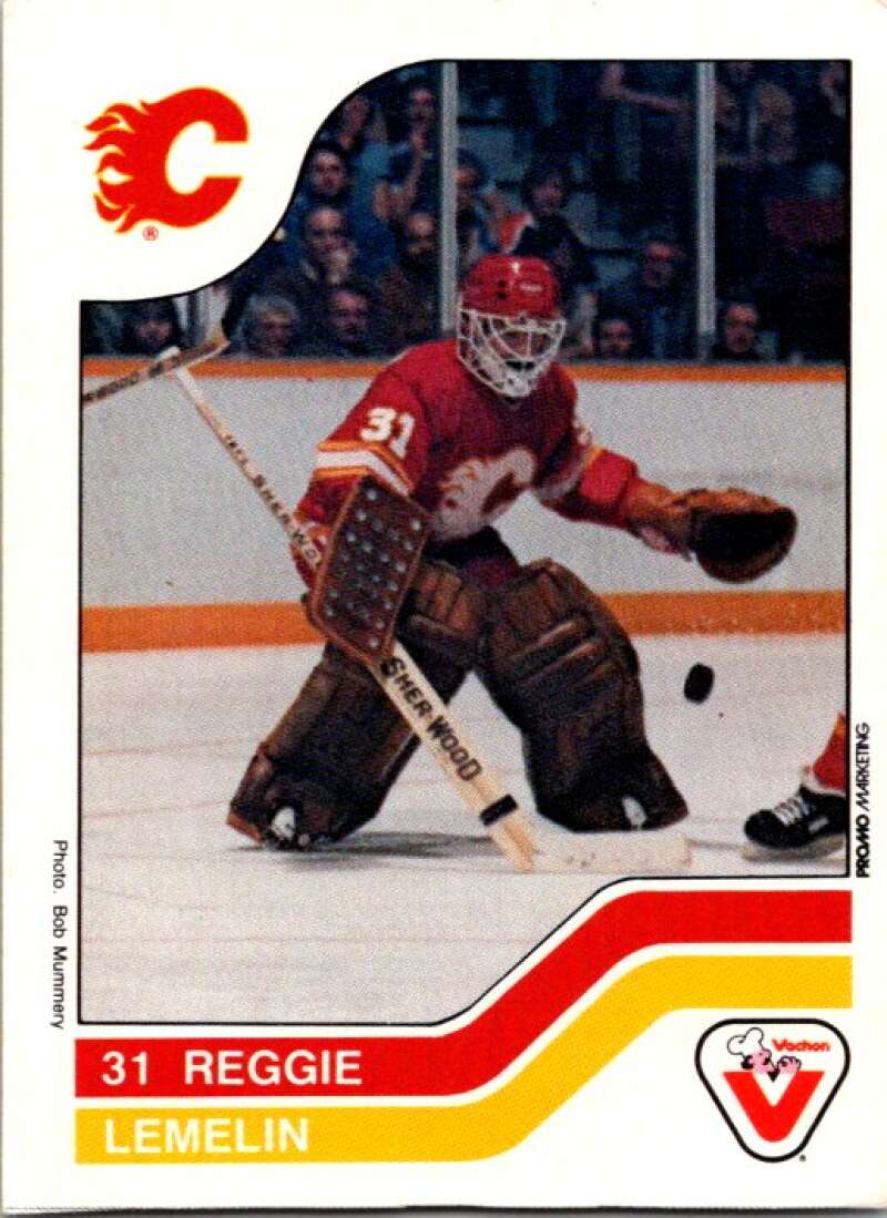 1983-84 Vachon Food Flames #10 Reggie Lemelin  V51264 Image 1