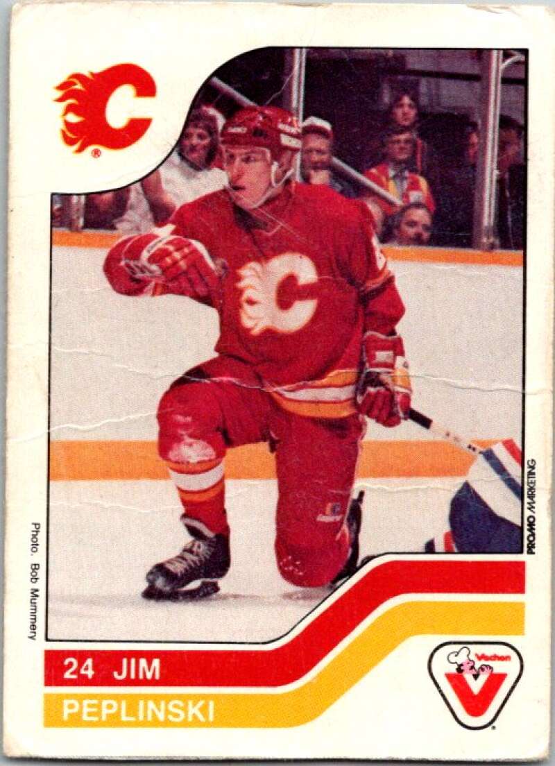 1983-84 Vachon Food Flames #16 jim Peplinski  V51273 Image 1