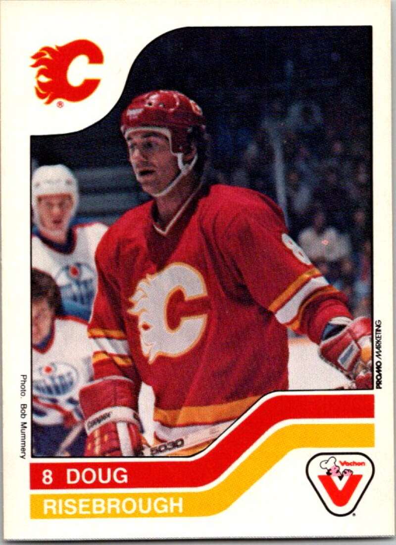 1983-84 Vachon Food Flames #18 Doug Risebrough  V51277 Image 1