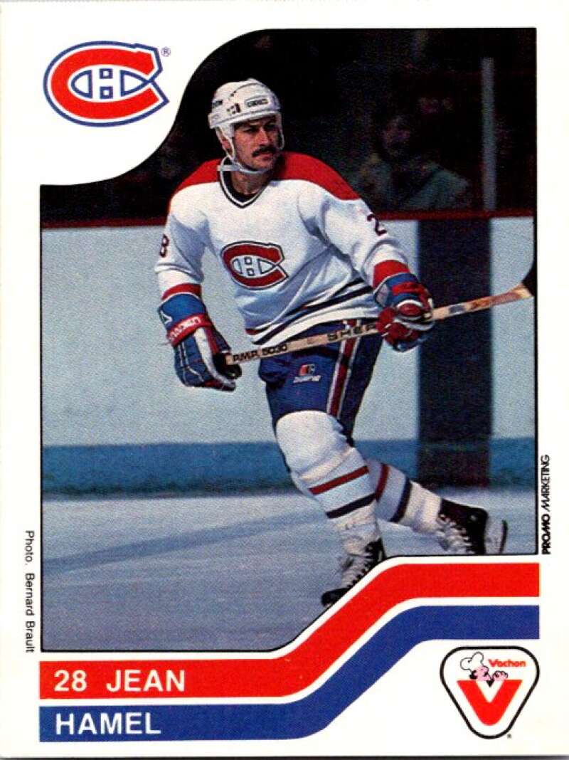 1983-84 Vachon Food Canadiens #45 Jean Hamel  V51314 Image 1