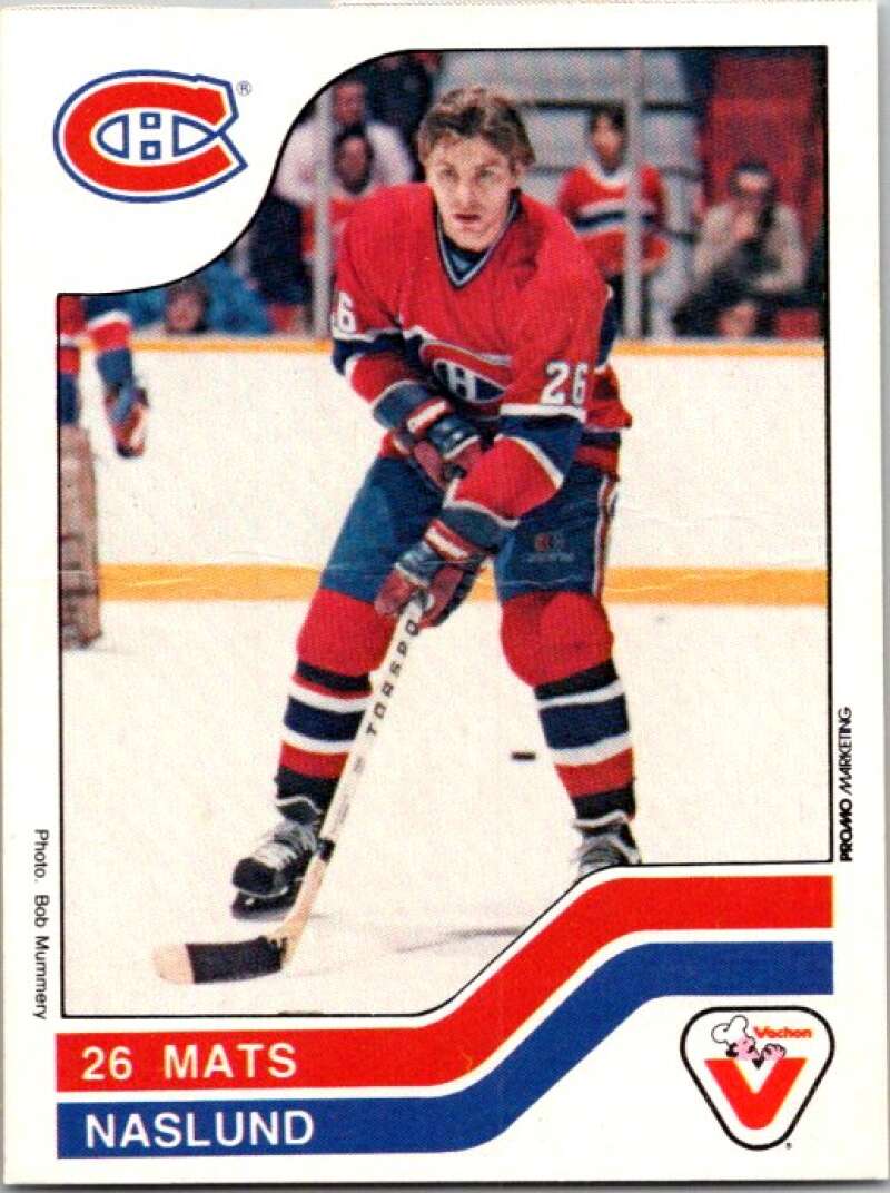 1983-84 Vachon Food Canadiens #50 Mats Naslund  V51321 Image 1