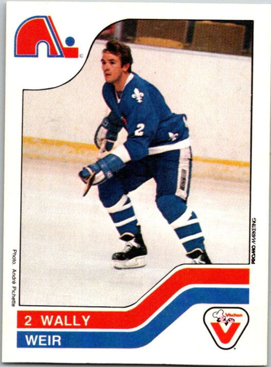 1983-84 Vachon Food Nordiques #79 Wally Weir  V51368 Image 1