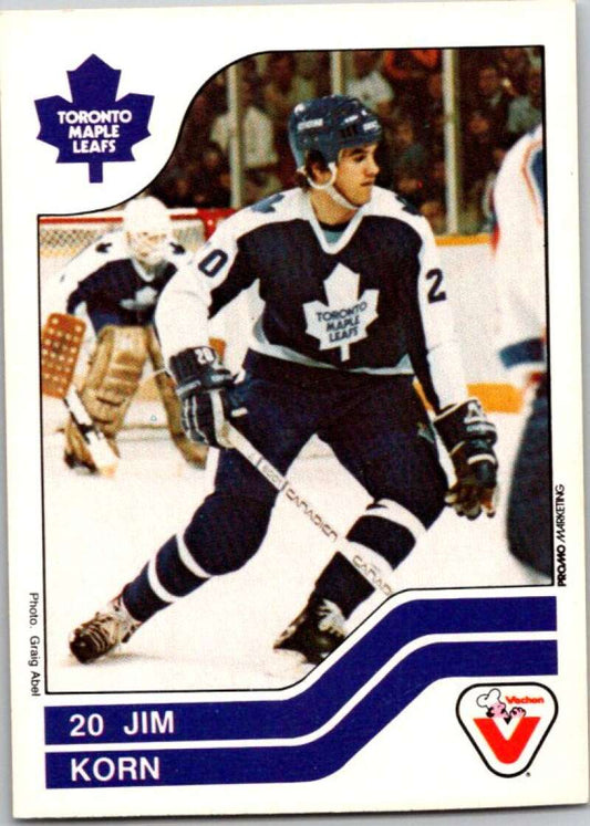 1983-84 Vachon Food Maple Leafs #91 Jim Korn  V51382 Image 1