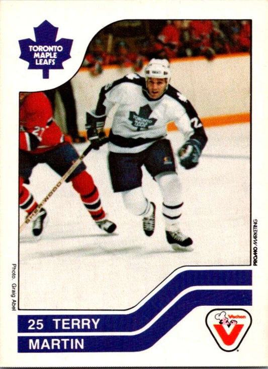 1983-84 Vachon Food Maple Leafs #92 Terry Martin  V51383 Image 1