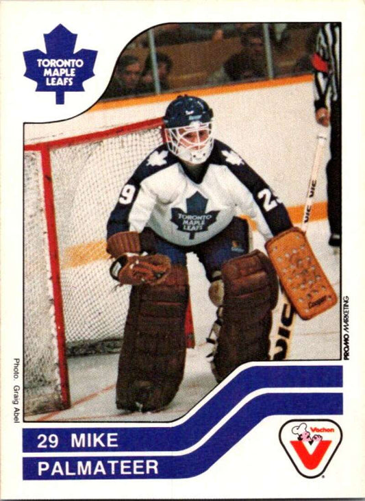 1983-84 Vachon Food Maple Leafs #95 Mike Palmateer  V51388 Image 1