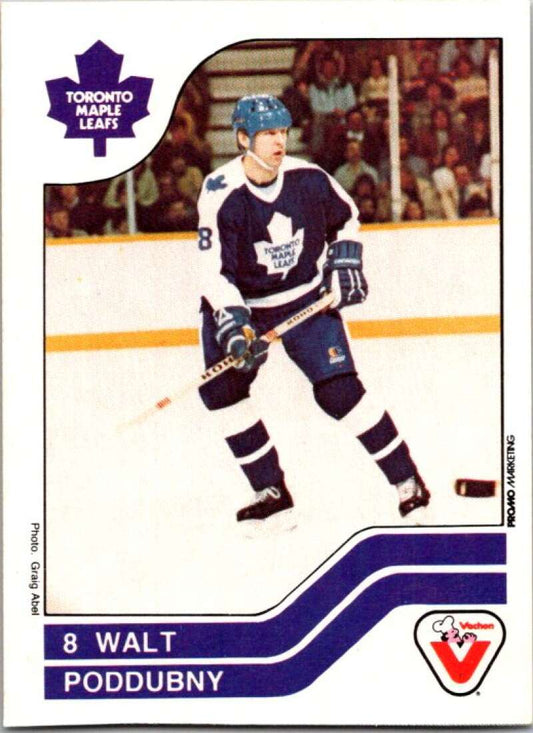 1983-84 Vachon Food Maple Leafs #96 Walt Poddubny  V51389 Image 1