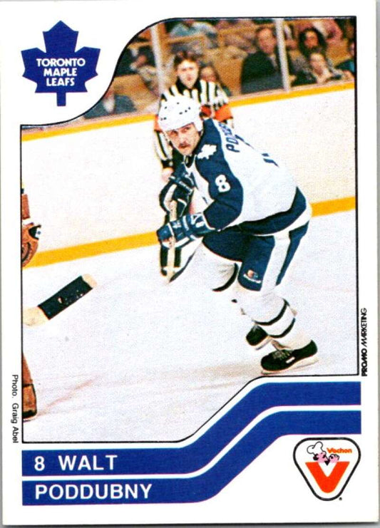 1983-84 Vachon Food Maple Leafs #96 Walt Poddubny  V51390 Image 1