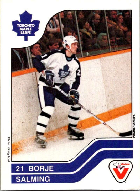 1983-84 Vachon Food Maple Leafs #97 Borje Salming  V51392 Image 1