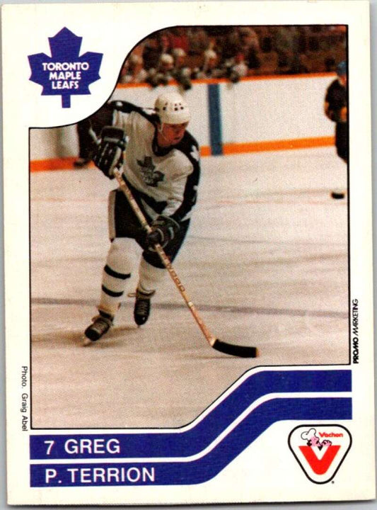 1983-84 Vachon Food Maple Leafs #99 Patrick Terrion  V51394 Image 1