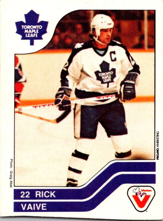 1983-84 Vachon Food Maple Leafs #100 Rick Vaive  V51395 Image 1