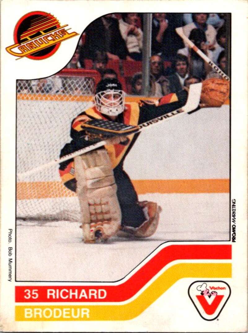 1983-84 Vachon Food Canucks #101 Richard Brodeur V51396 Image 1