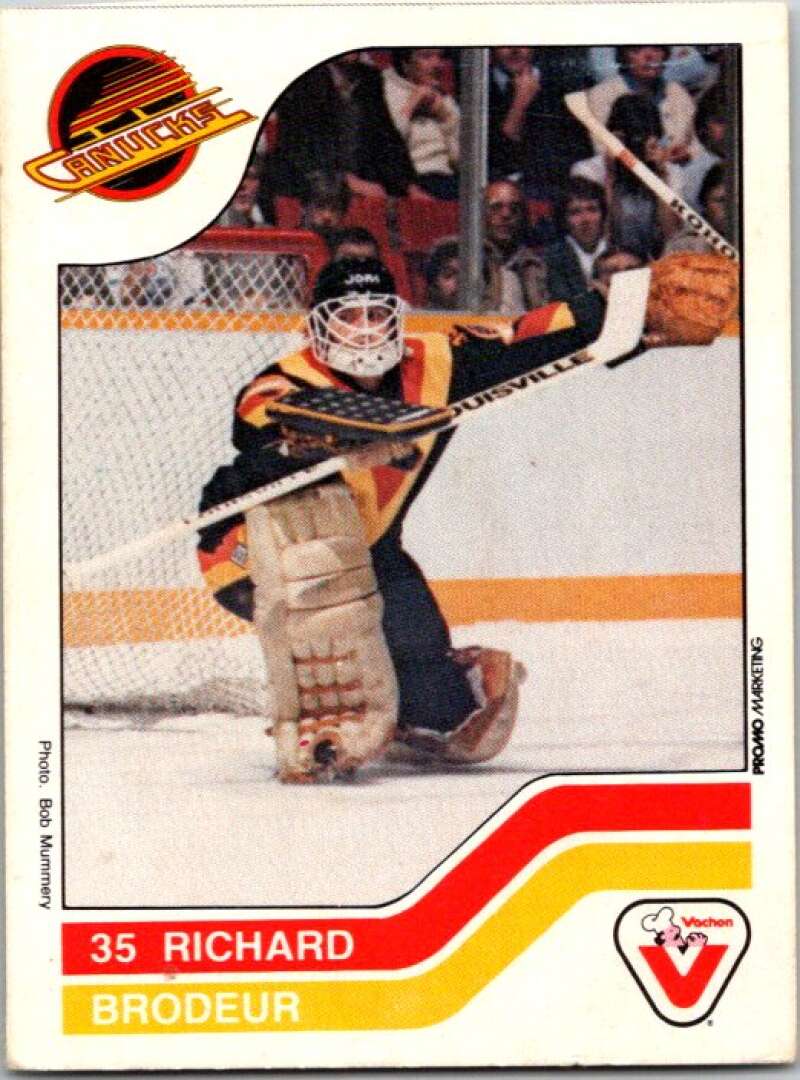 1983-84 Vachon Food Canucks #101 Richard Brodeur V51397 Image 1