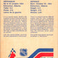 1983-84 Vachon Food Canucks #117 Harold Snepsts  V51421 Image 2