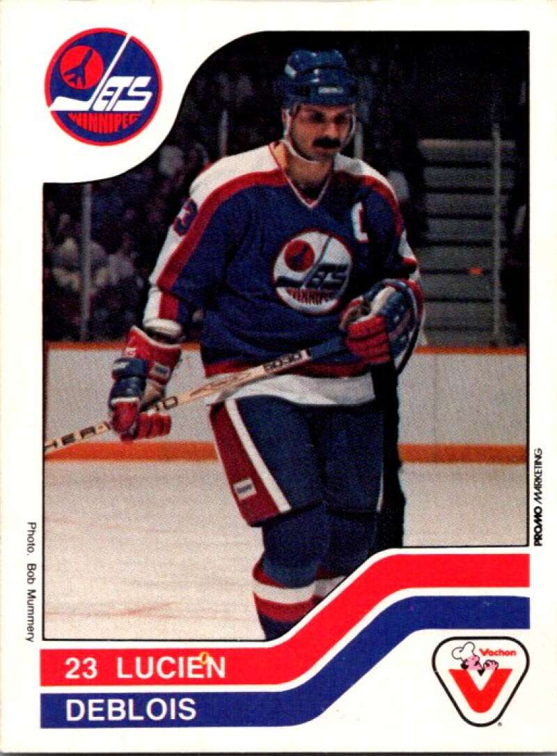 1983-84 Vachon Food Jets #125 Lucien Deblois  V51431 Image 1