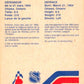 1983-84 Vachon Food Jets #128 Jim Kyte  V51436 Image 2