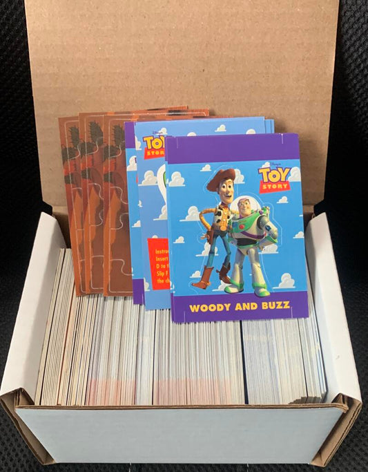 1995 SkyBox  Disney's Toy Story Puzzle Trading Cards - Lot over 300 cards! Image 1