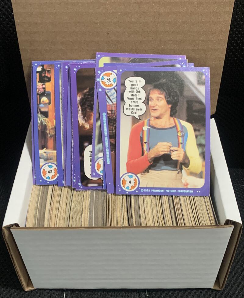 1978 Topps/OPC "Mork and Mindy " TV Show Trading Cards - Lot 250 cards! - Lot #1 Image 1