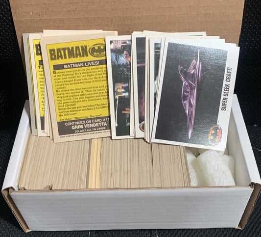 1989 Topps/OPC Batman Movie Series 1 Trading Cards - Lot Over 350 cards!  Image 1