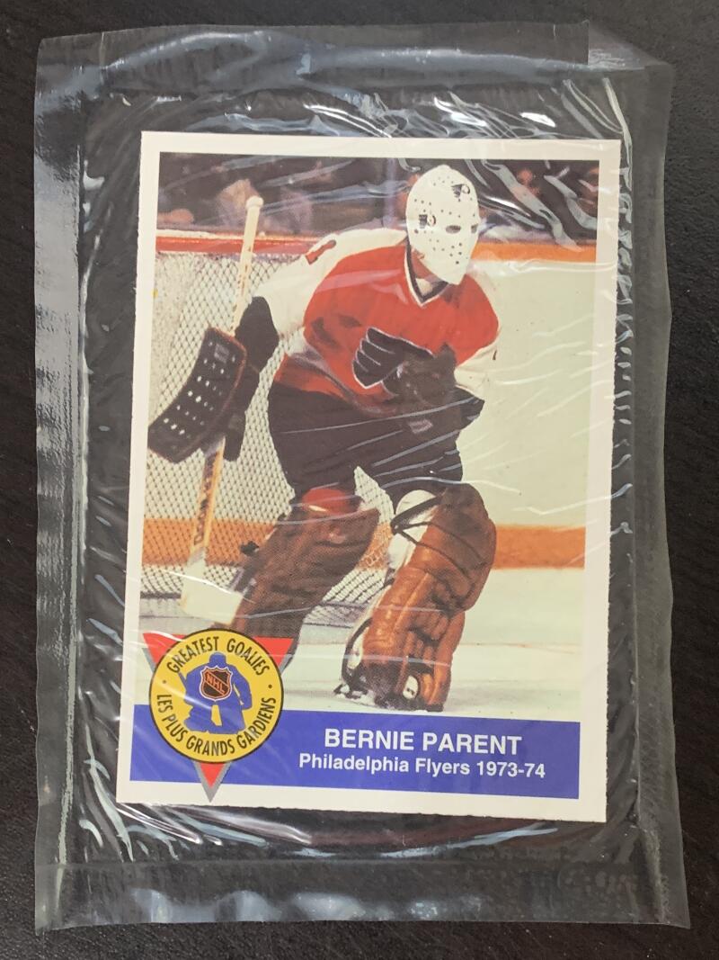 1993-94 High Liner Fish Greatest Goalies Bernie Parent - Sealed V51556 Image 1