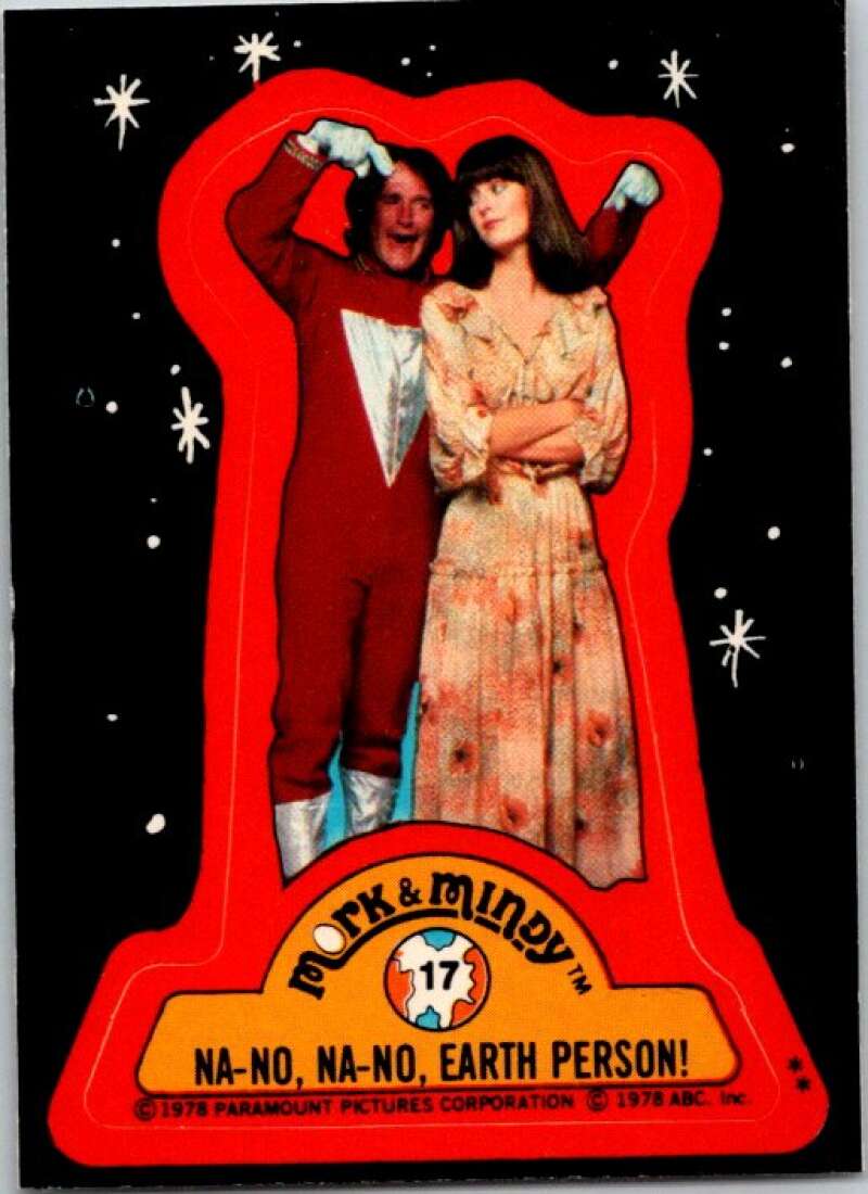 1978 Mork and Mindy Stickers #17 Na-No, Na-No.. V51593 Image 1