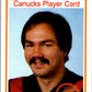 1981-82 Vancouver Canucks SilverWood Dairies #27 Harold Snepsts V51605 Image 1