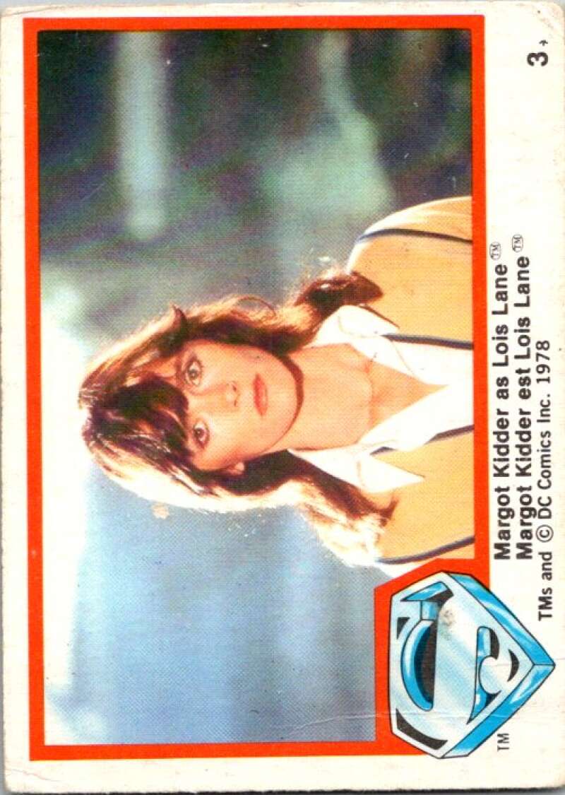 1978 OPC Superman #3 Margot Kidder as Lois Lane   V51622 Image 1
