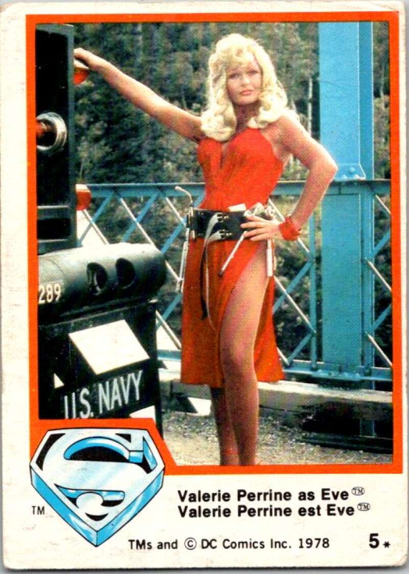 1978 OPC Superman #5 Valerie Perrine as Eve   V51630 Image 1