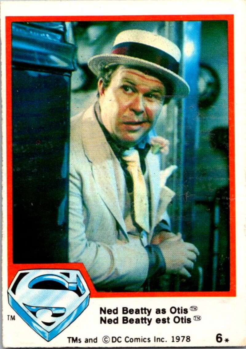 1978 OPC Superman #6 Ned Beatty as Otis   V51633 Image 1