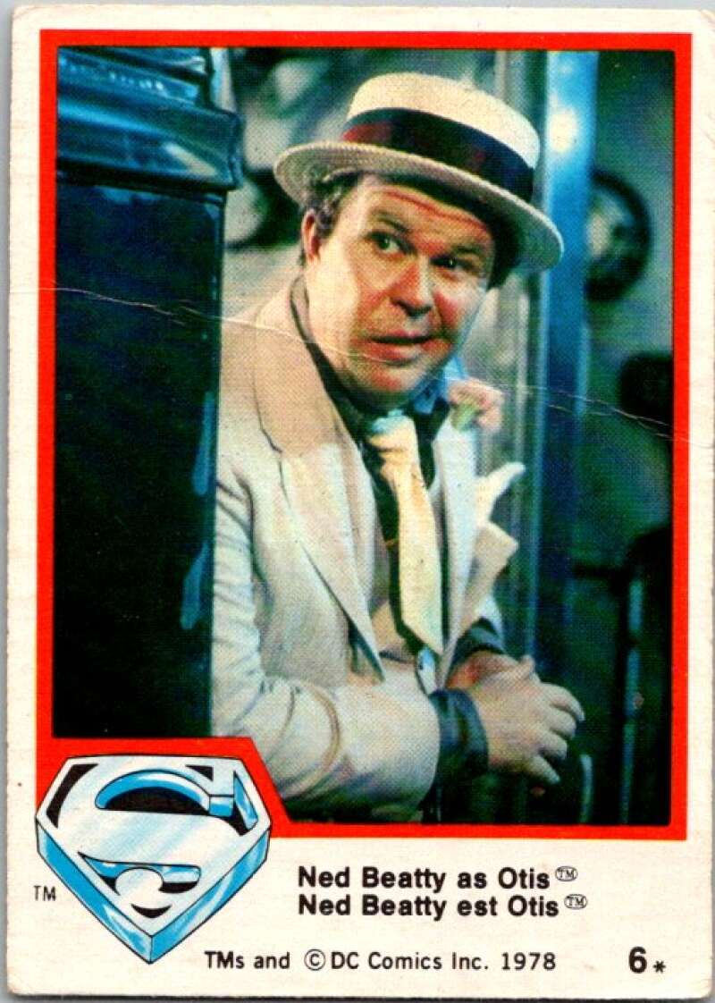 1978 OPC Superman #6 Ned Beatty as Otis   V51635 Image 1