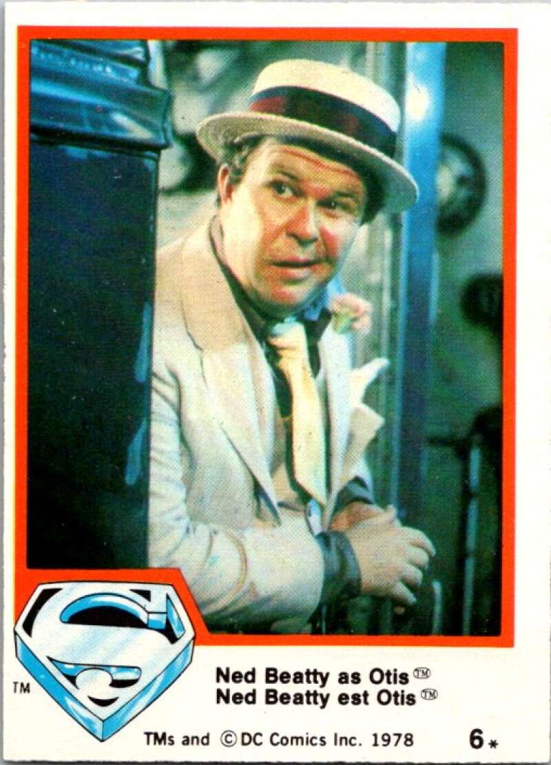 1978 OPC Superman #6 Ned Beatty as Otis   V51636 Image 1