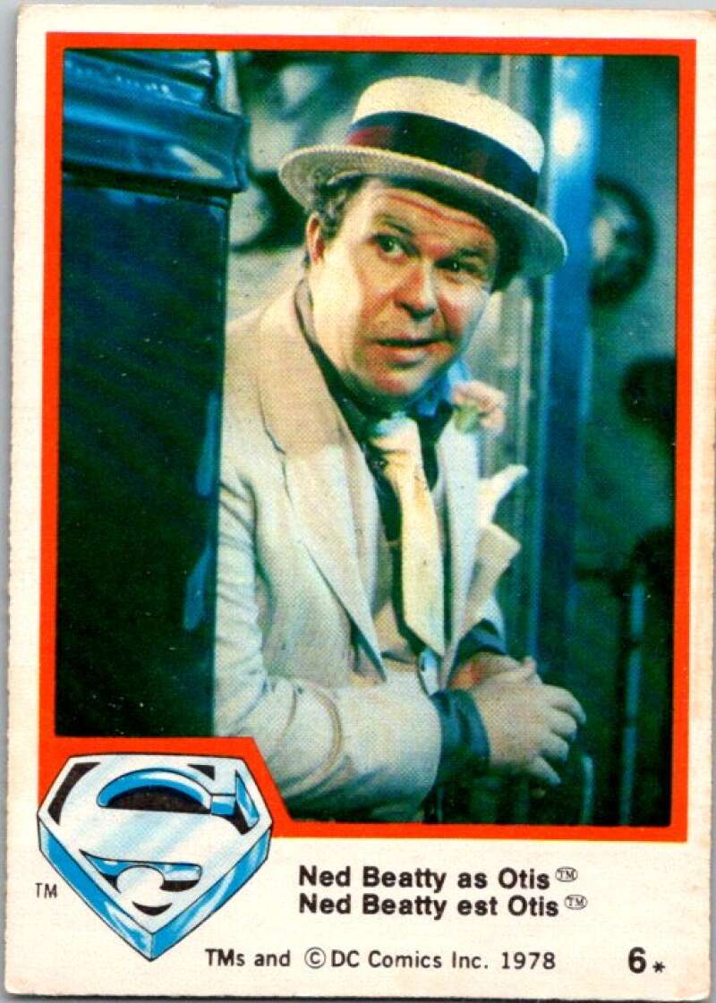 1978 OPC Superman #6 Ned Beatty as Otis   V51637 Image 1