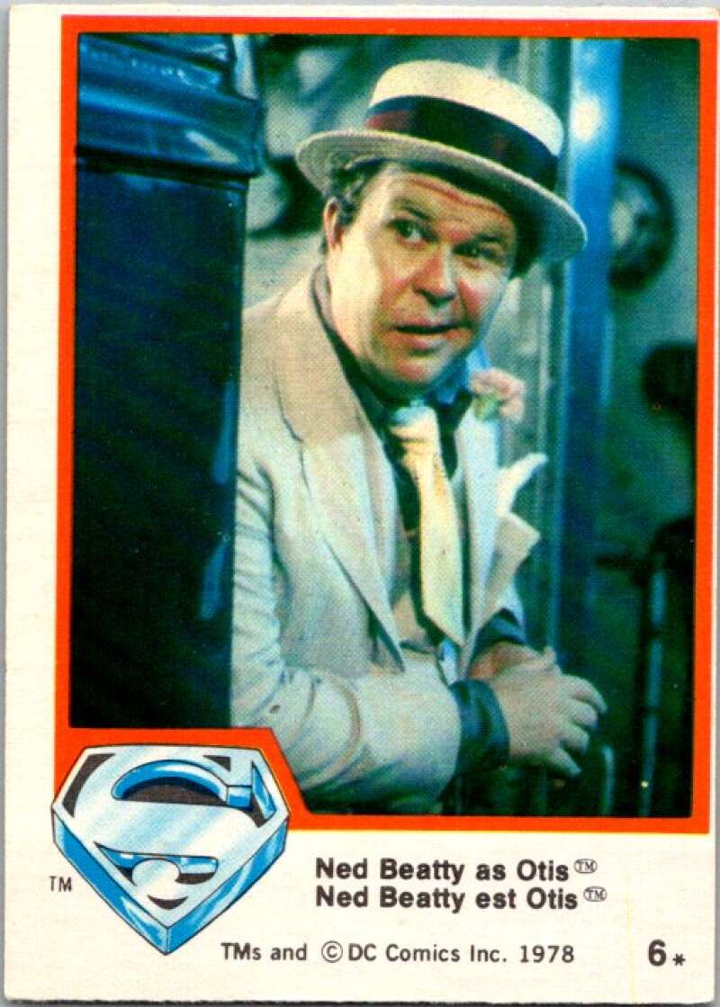1978 OPC Superman #6 Ned Beatty as Otis   V51639 Image 1