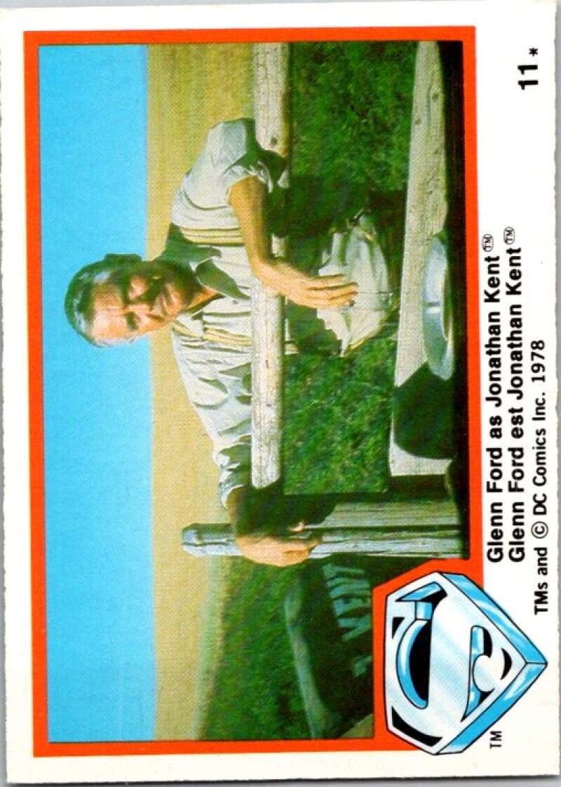 1978 OPC Superman #11 Glenn Ford as Jonathan Kent   V51664 Image 1