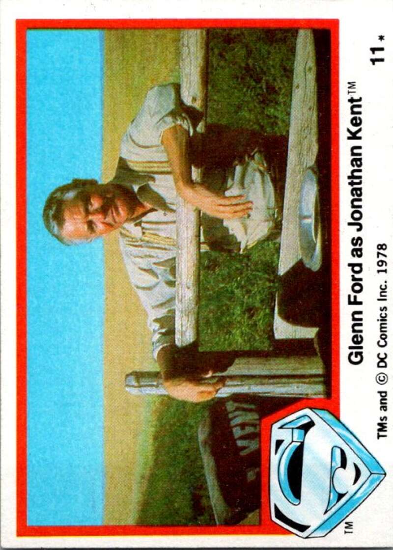 1978 Topps Superman #11 Glenn Ford as Jonathan Kent   V51668 Image 1