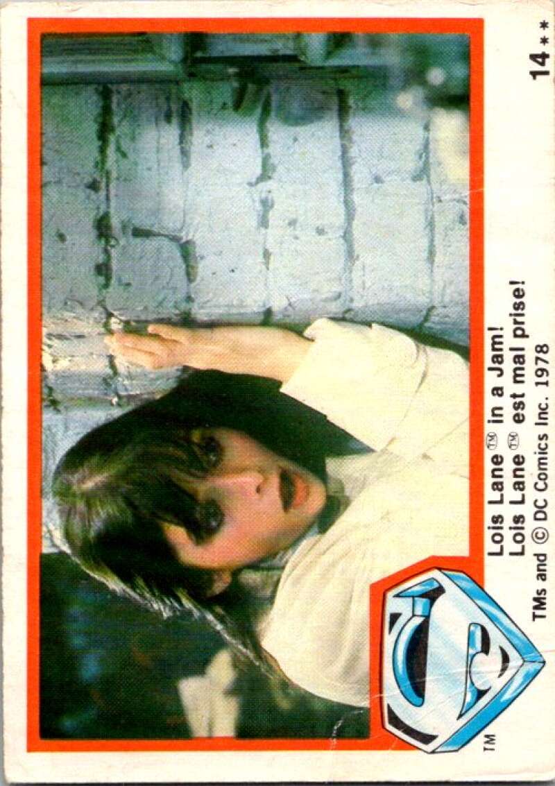 1978 OPC Superman #14 Lois Lane In a Jam!   V51677 Image 1