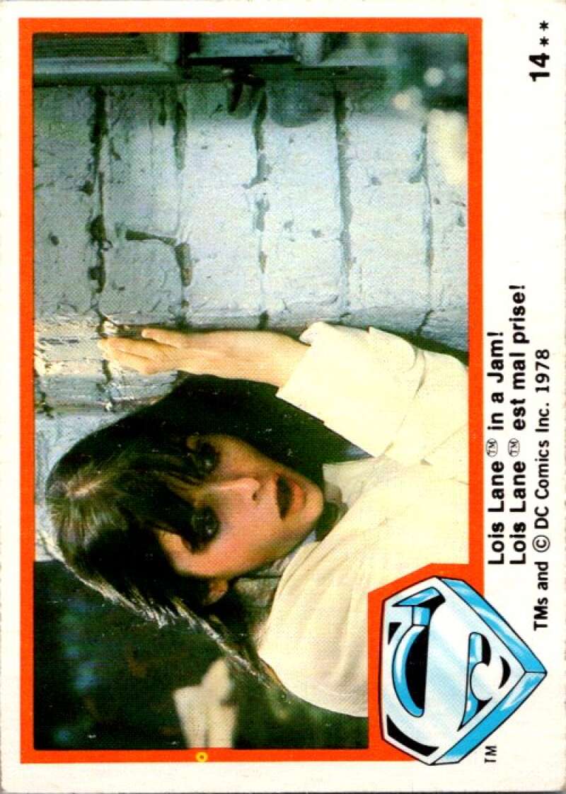 1978 OPC Superman #14 Lois Lane In a Jam!   V51679 Image 1