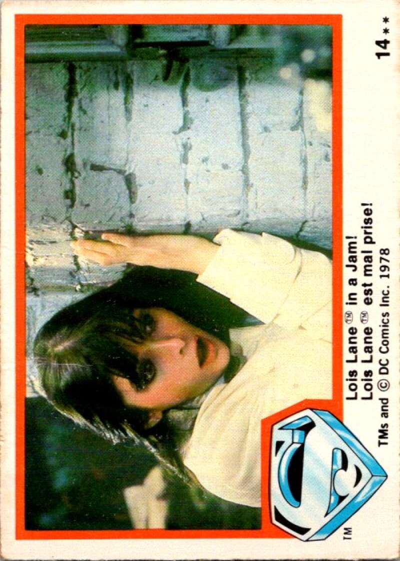 1978 OPC Superman #14 Lois Lane In a Jam!   V51680 Image 1