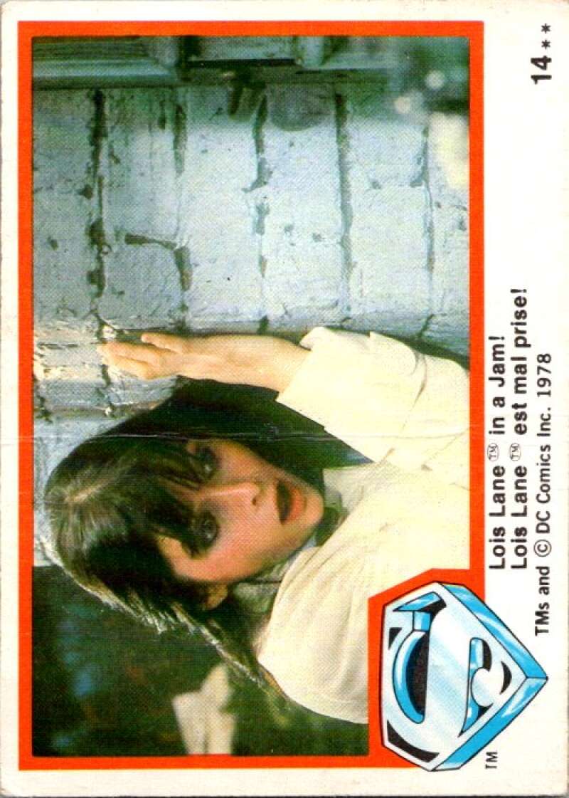 1978 OPC Superman #14 Lois Lane In a Jam!   V51681 Image 1