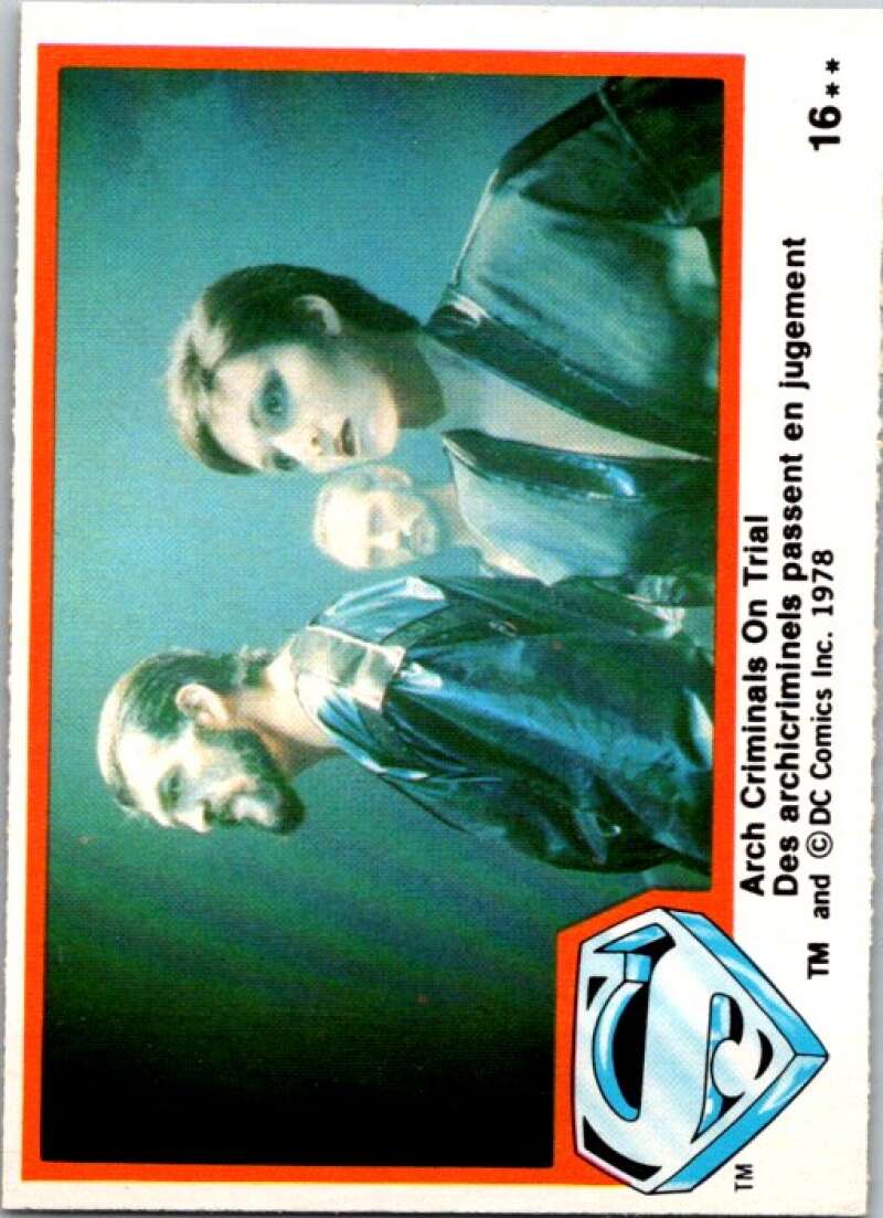 1978 OPC Superman #16 Arch Criminals On Trial   V51687 Image 1