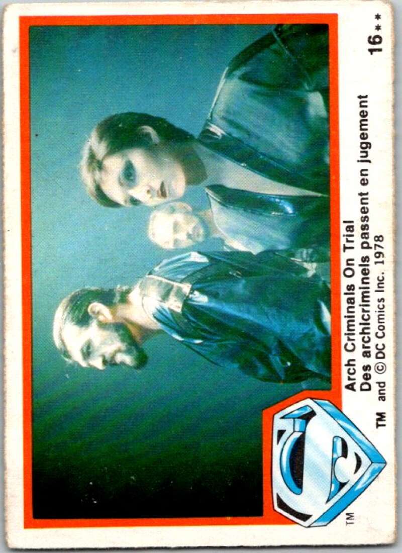 1978 OPC Superman #16 Arch Criminals On Trial   V51688 Image 1