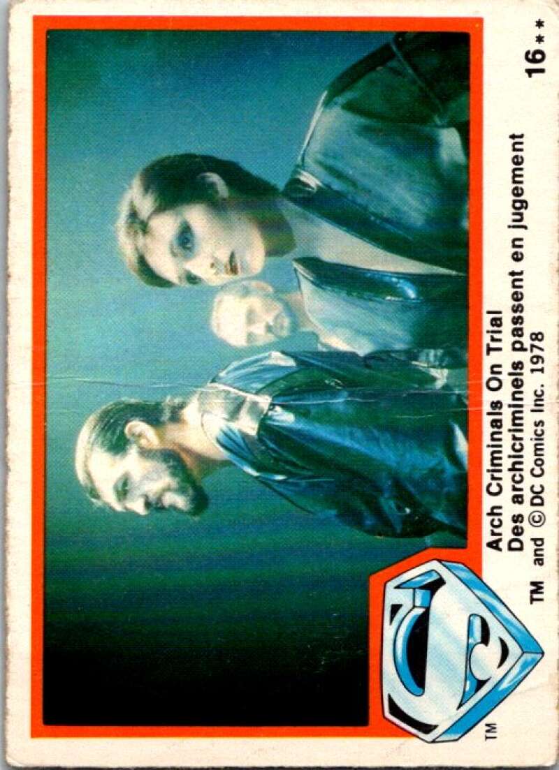 1978 OPC Superman #16 Arch Criminals On Trial   V51689 Image 1