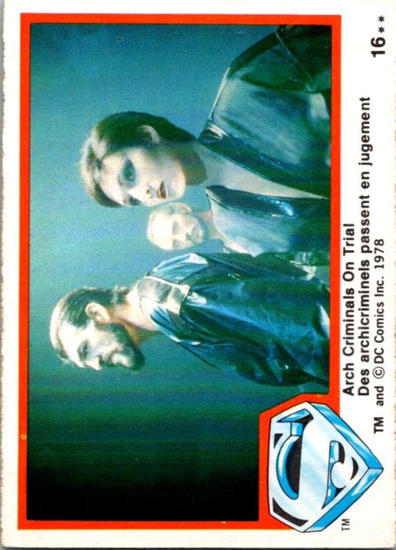 1978 OPC Superman #16 Arch Criminals On Trial   V51690 Image 1