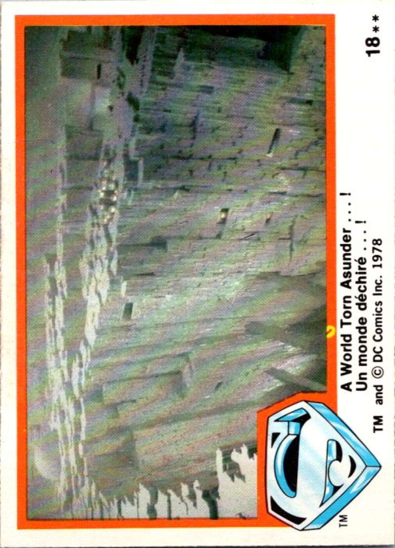 1978 OPC Superman #18 A World Torn Asunder...!   V51693 Image 1