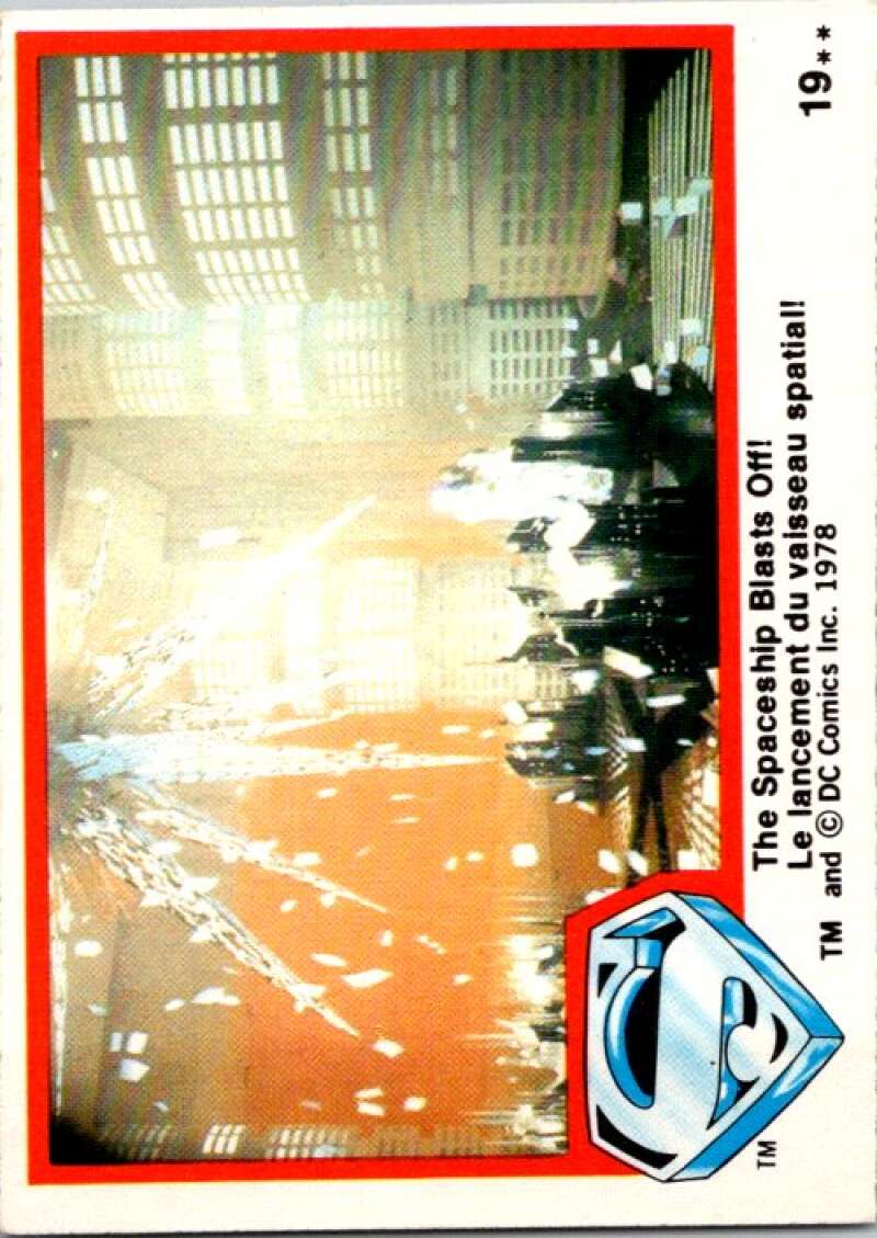 1978 OPC Superman #19 The Spaceship Blasts Off!   V51698 Image 1