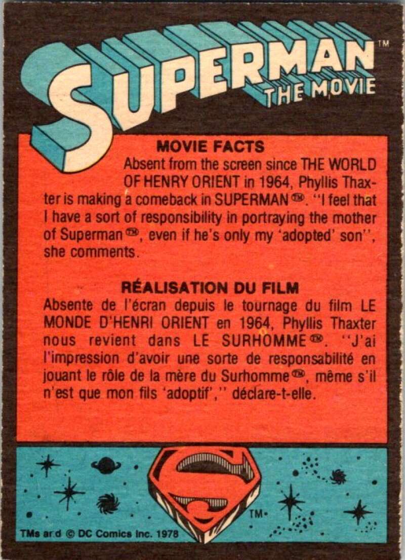 1978 OPC Superman #19 The Spaceship Blasts Off!   V51699 Image 2