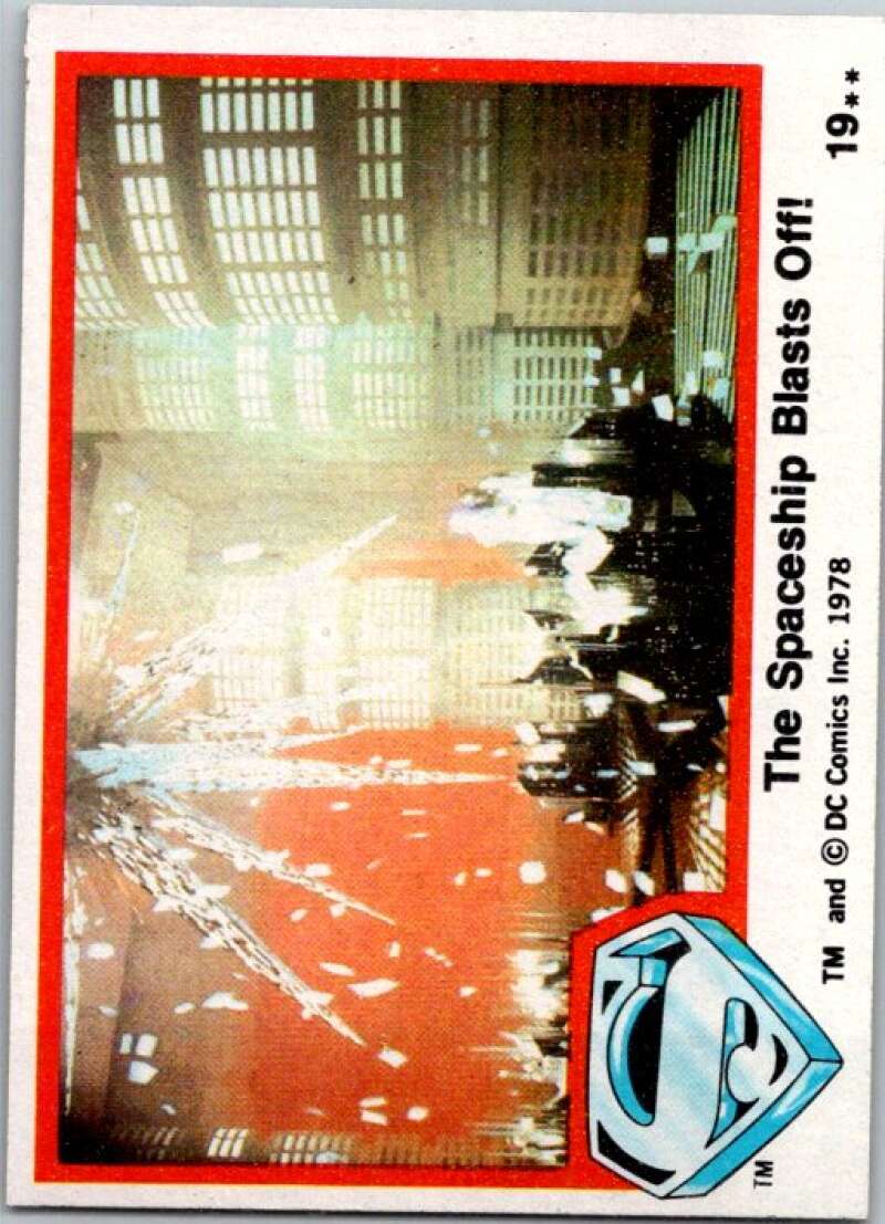 1978 Topps Superman #19 The Spaceship Blasts Off!   V51700 Image 1