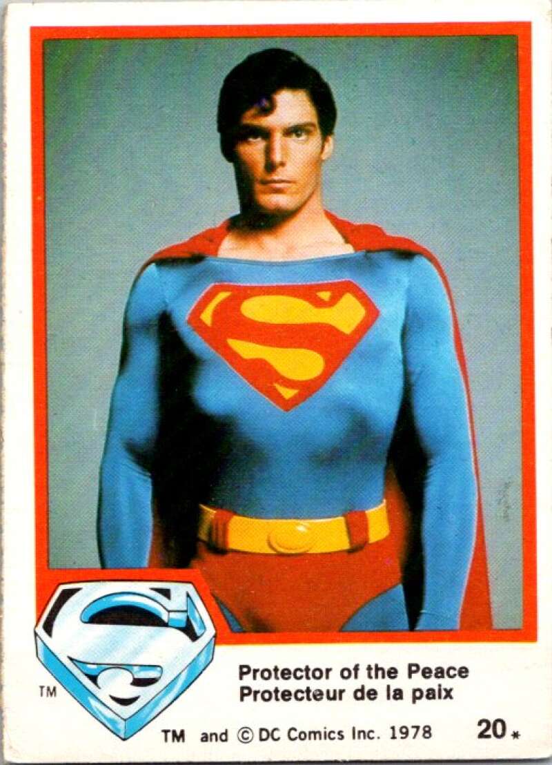 1978 OPC Superman #20 Protector of the Peace   V51701 Image 1