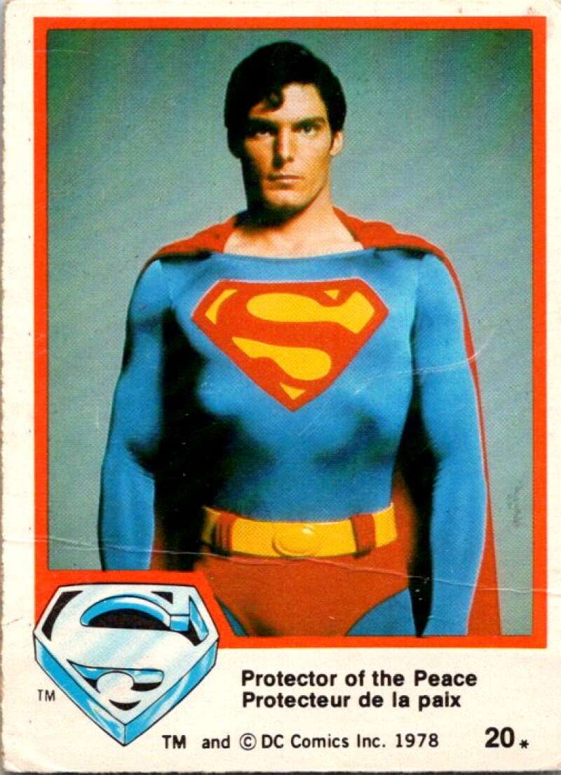 1978 OPC Superman #20 Protector of the Peace   V51702 Image 1
