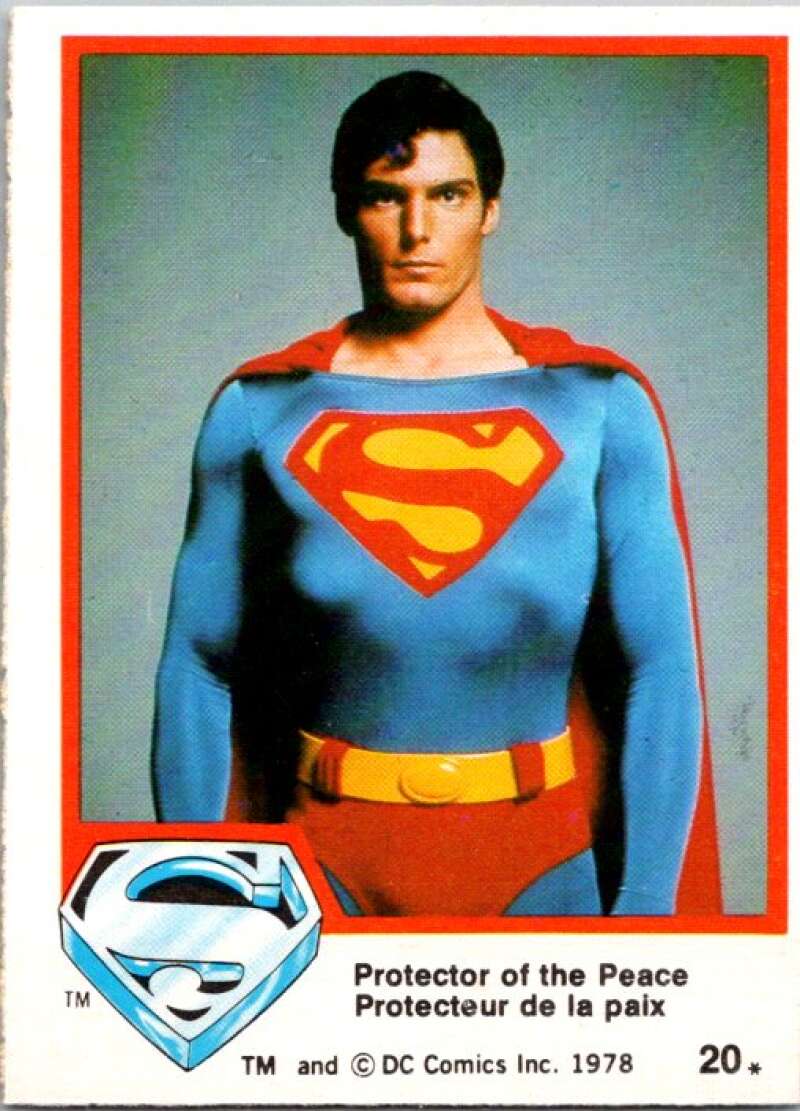 1978 OPC Superman #20 Protector of the Peace   V51703 Image 1