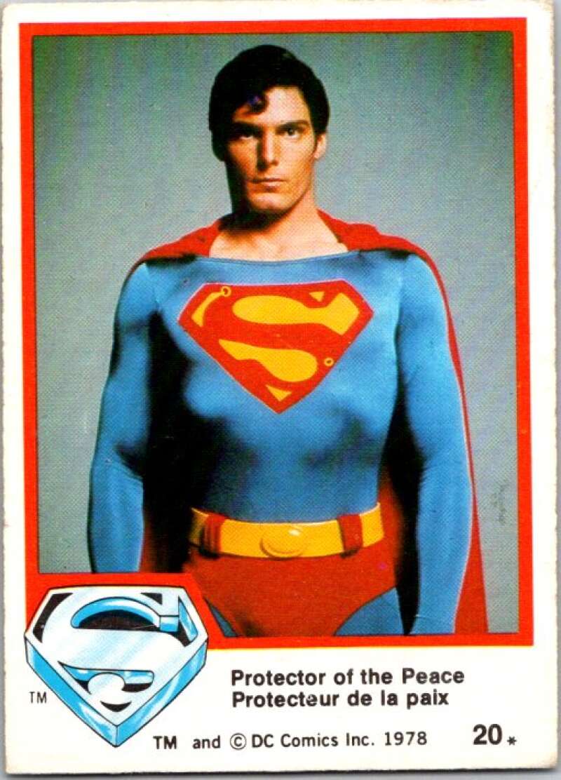 1978 OPC Superman #20 Protector of the Peace   V51704 Image 1